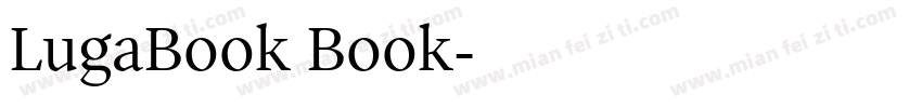 LugaBook Book字体转换